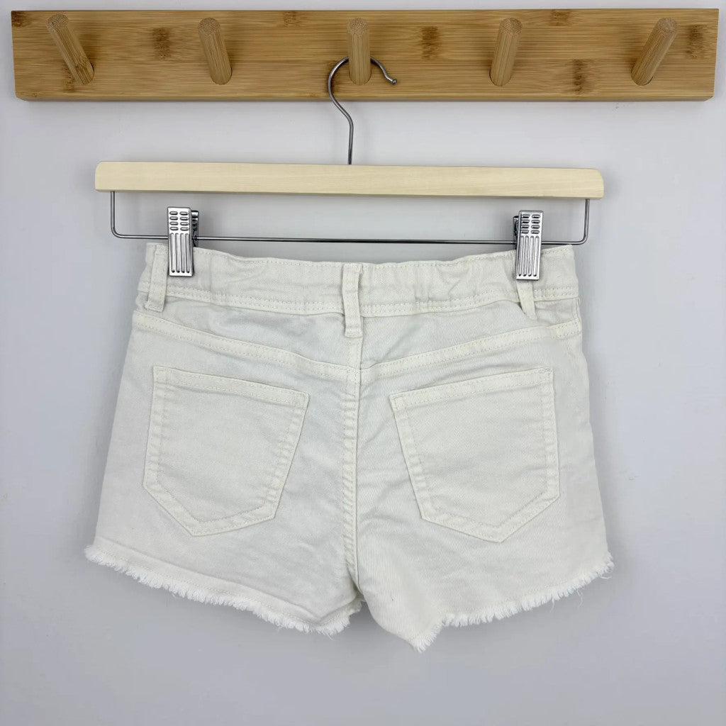 H&M fehér farmer rövidnadrág 146