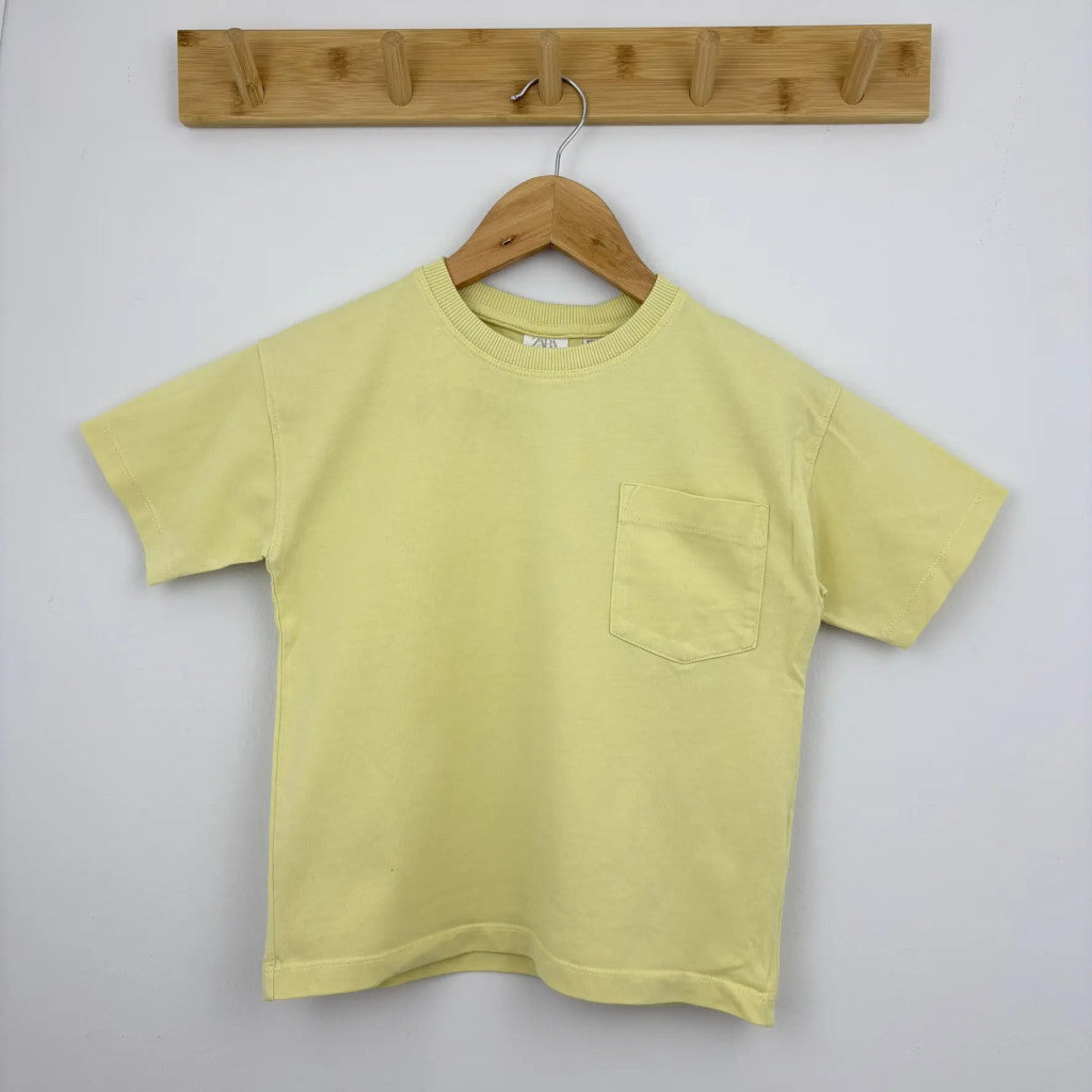 Zara citromsárga oversize póló 116