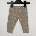 So Cute világosbarna virágos leggings 80