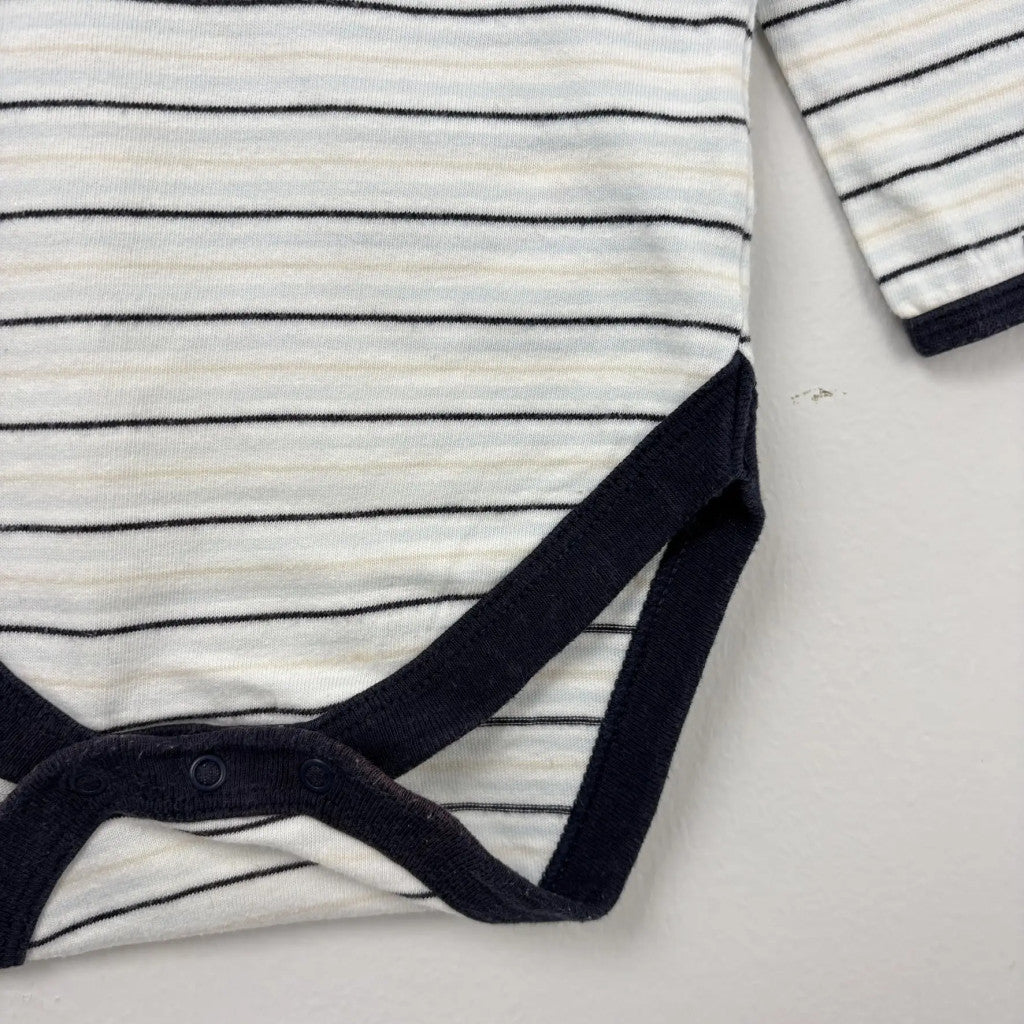 Mothercare csíkos body 62