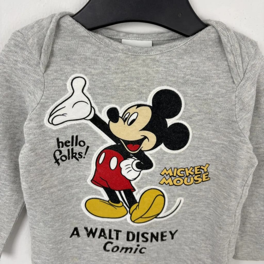Disney Mickey egeres hosszú ujjú felső 68