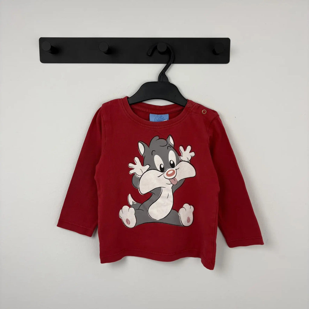 Looney Tunes mintás hosszú ujjú felső 92