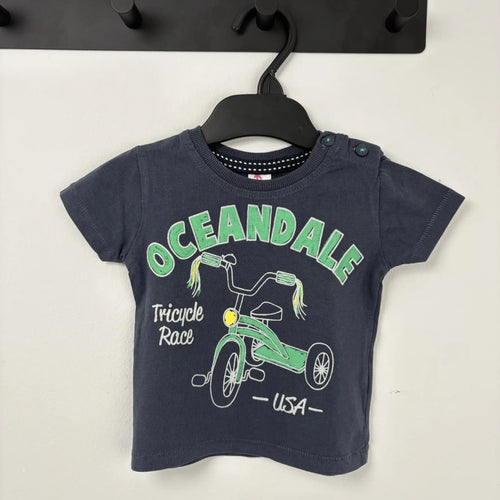 Baby Club tricikli mintás póló 68