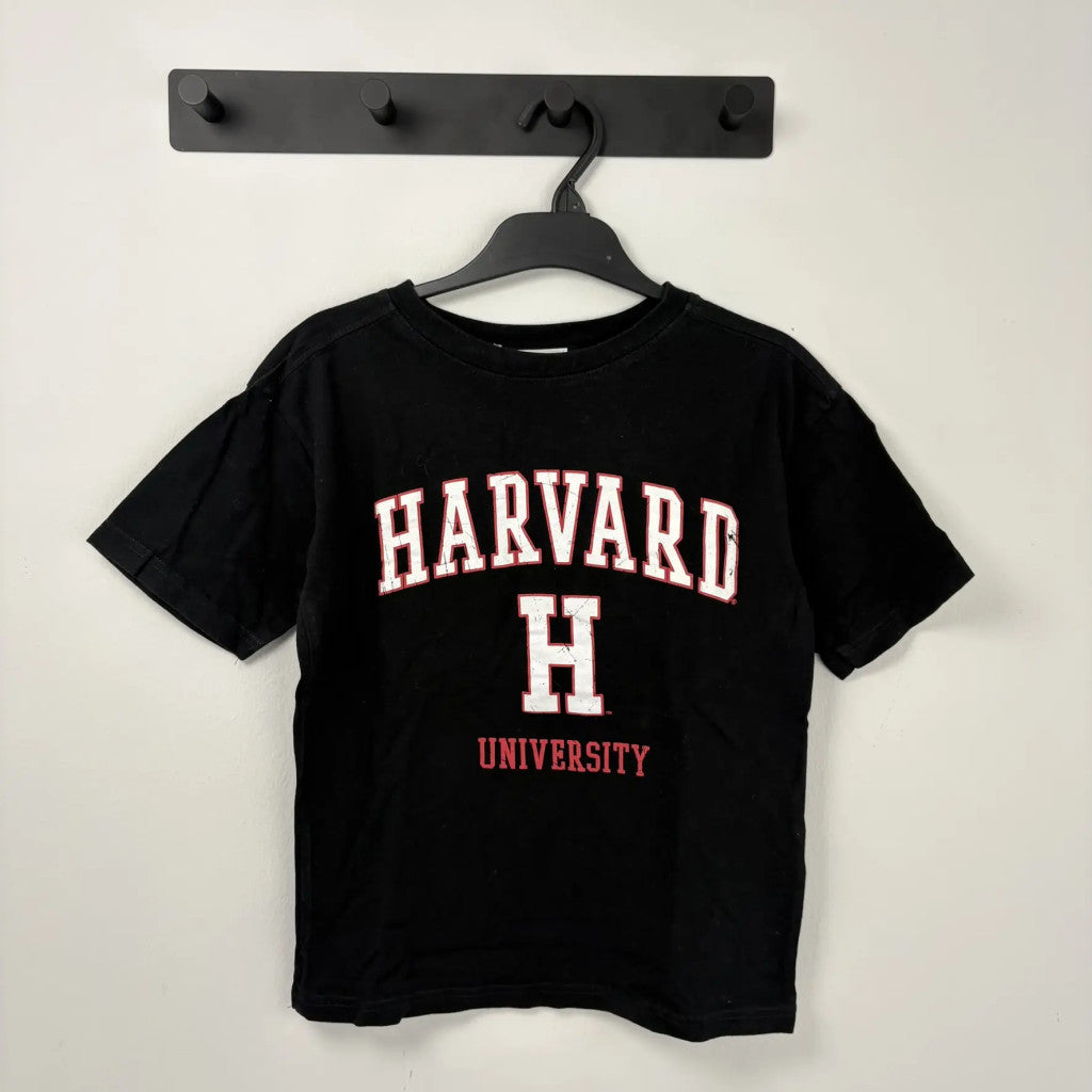 Zara Fekete Harvard feliratos póló, fiú (116)