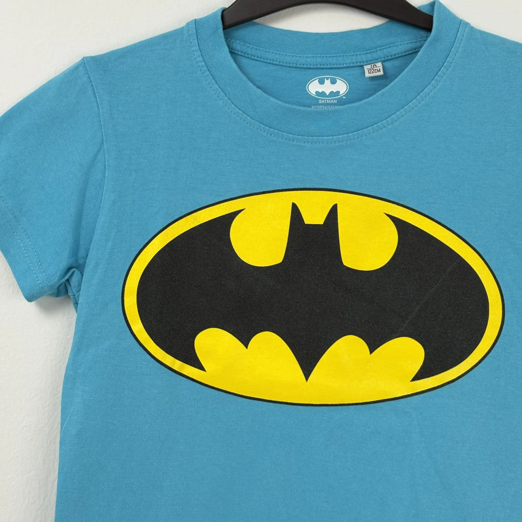 DC Comics türkizkék Batman póló, fiú (122)