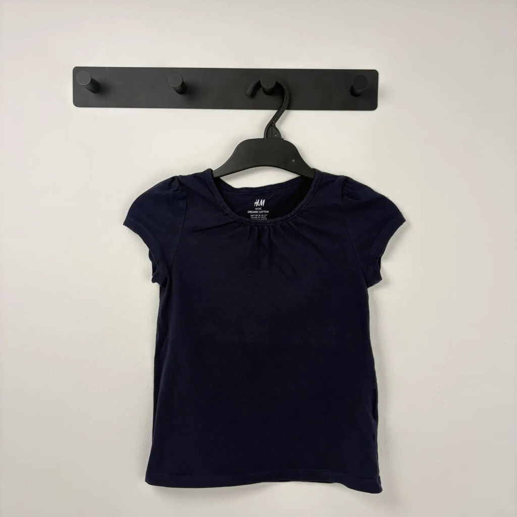 H&M Sötétkék póló 110-116