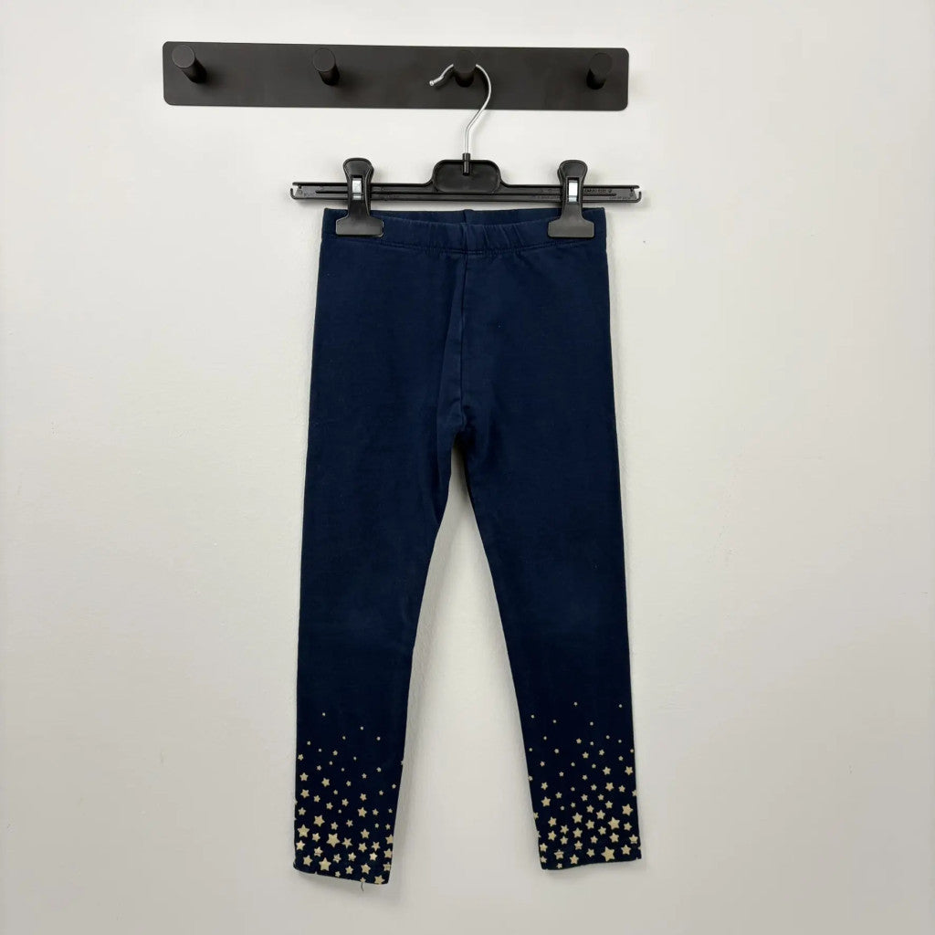 Little Kids Sötétkék csillagos lány leggings (116)