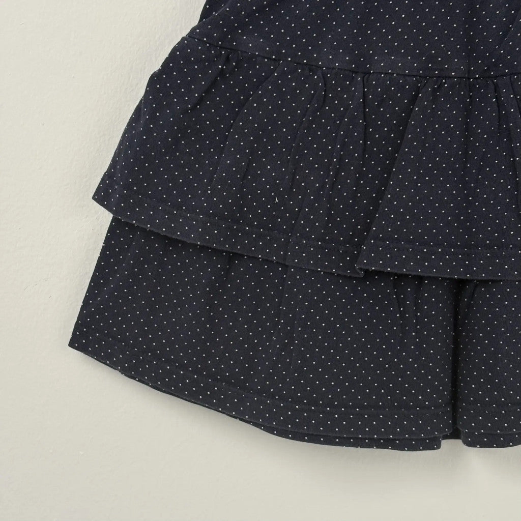 H&M Sötétkék pöttyös szoknya 110-116