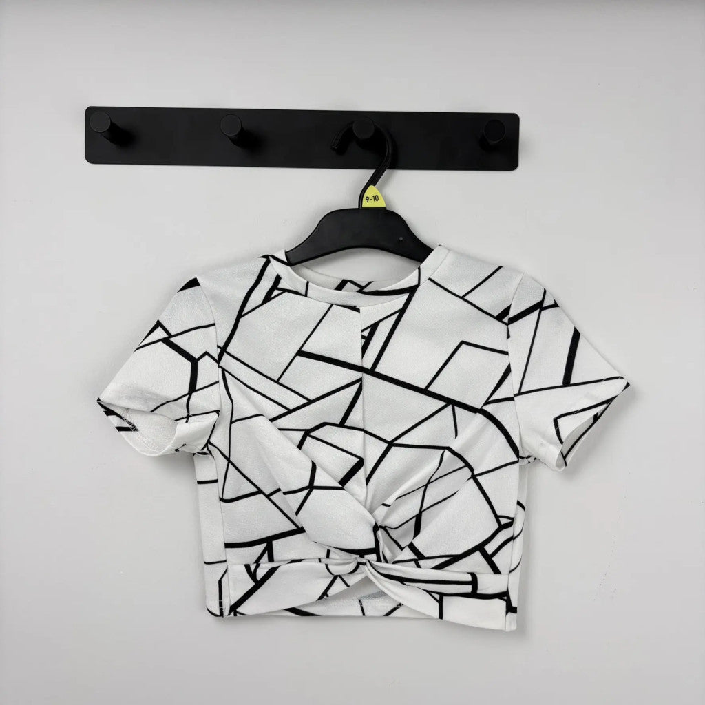 Shein Fehér crop top (134)