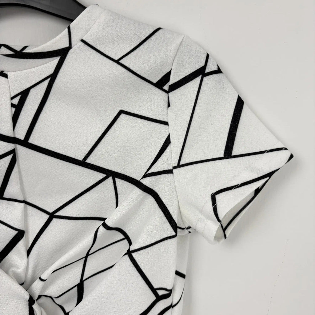 Shein Fehér crop top (134)