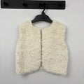 H&M Fehér szőrmés mellény 110-116