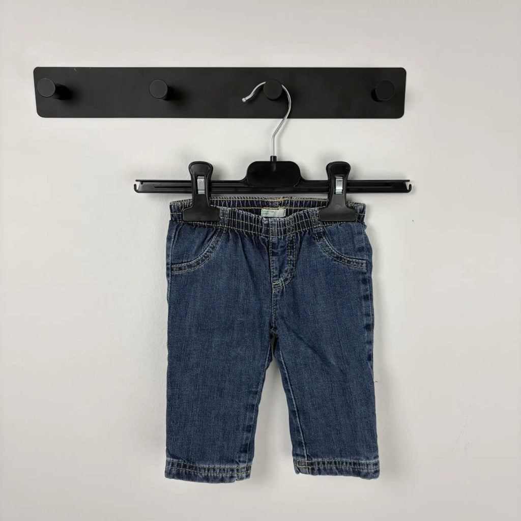 Benetton bélelt baba farmernadrág 62