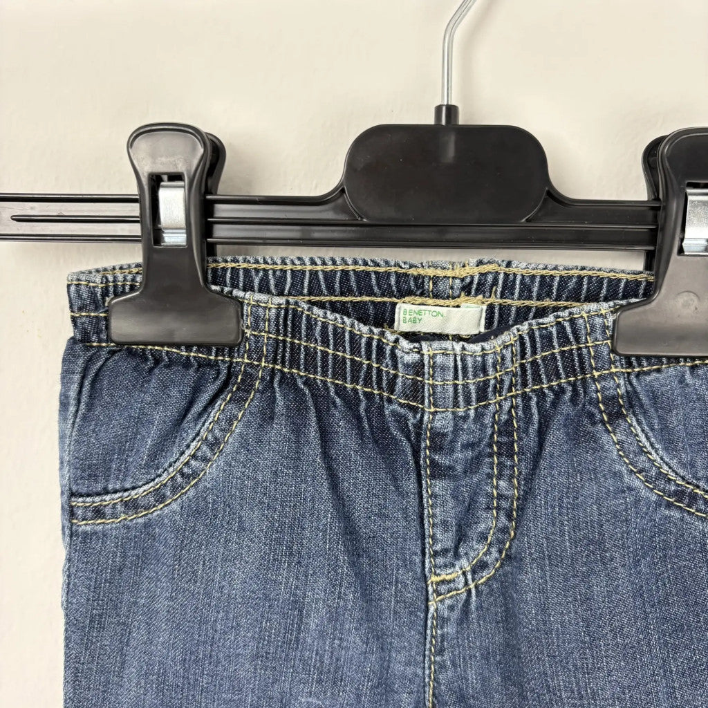 Benetton bélelt baba farmernadrág 62