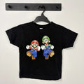 Fekete Super Mario póló (110)