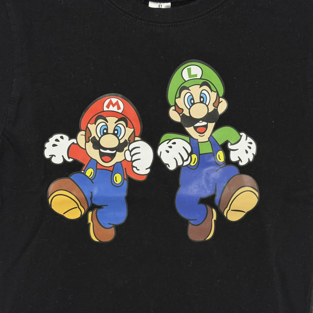 Fekete Super Mario póló (110)