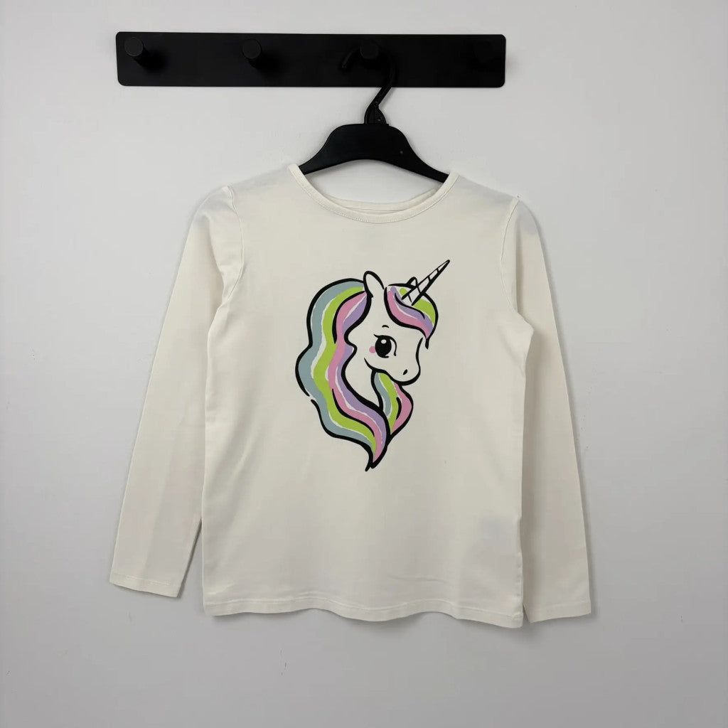 H&M unikornisos hosszú ujjú felső 134-140