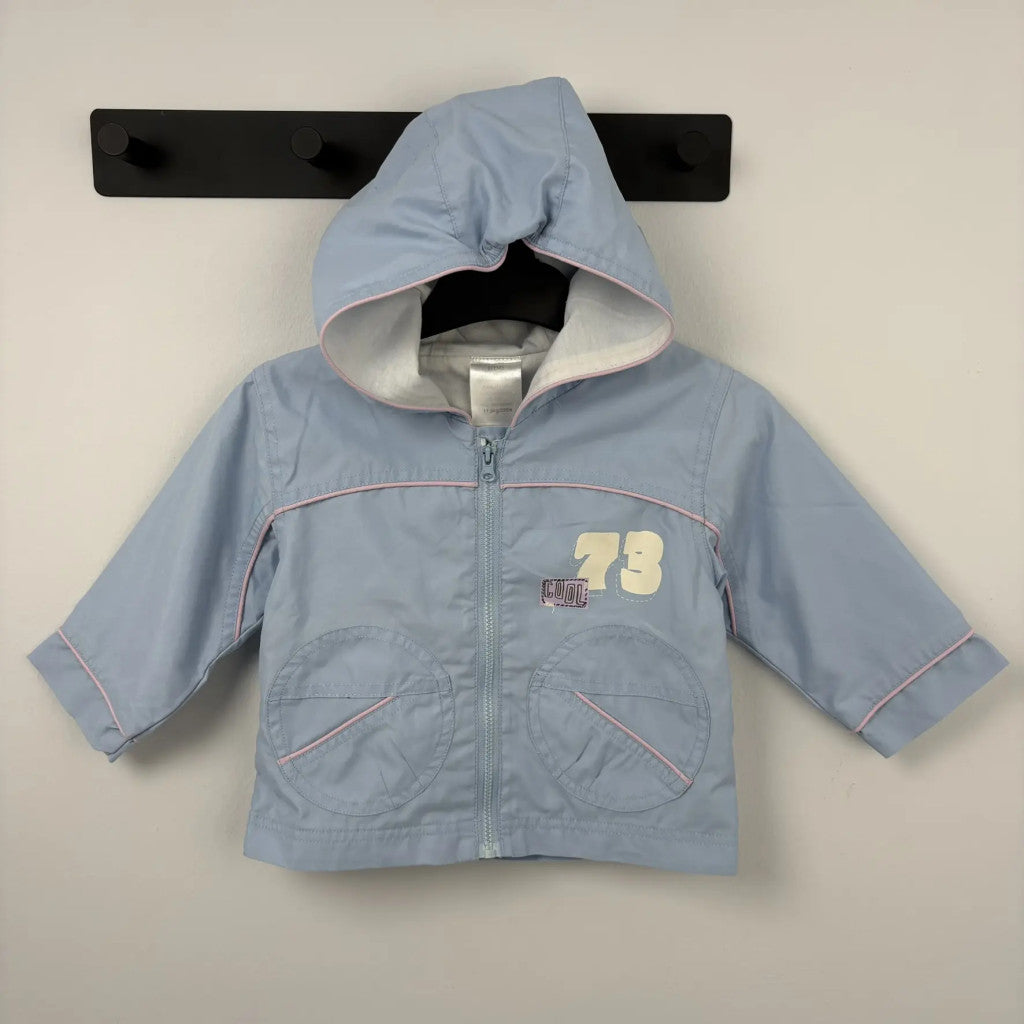 Világoskék átmeneti kabát 80