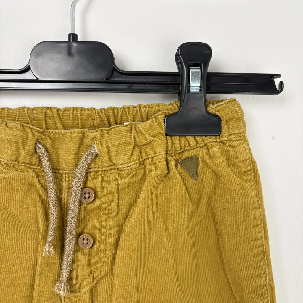 H&M Mustársárga fiú kordnadrág 92