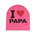 I love Papa feliratos pink pamut sapka (3-4 év)