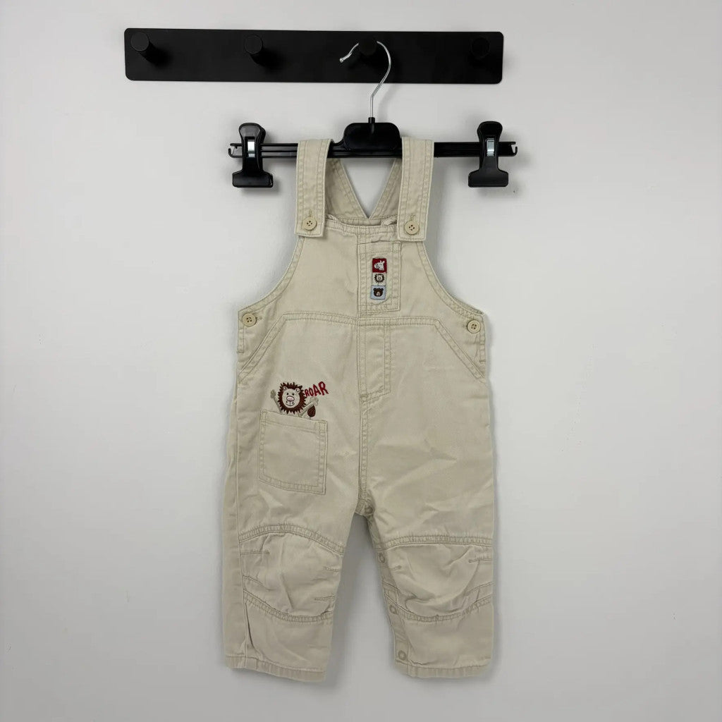 BabyMac mintás kantáros nadrág 74