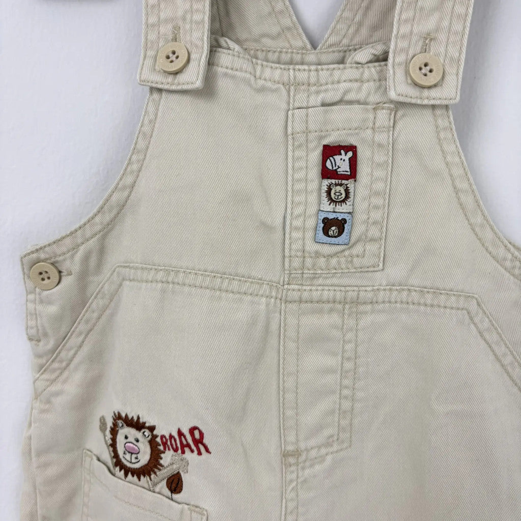 BabyMac mintás kantáros nadrág 74