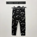 Fisherfield Fekete maci-szívecskés lány leggings (110)