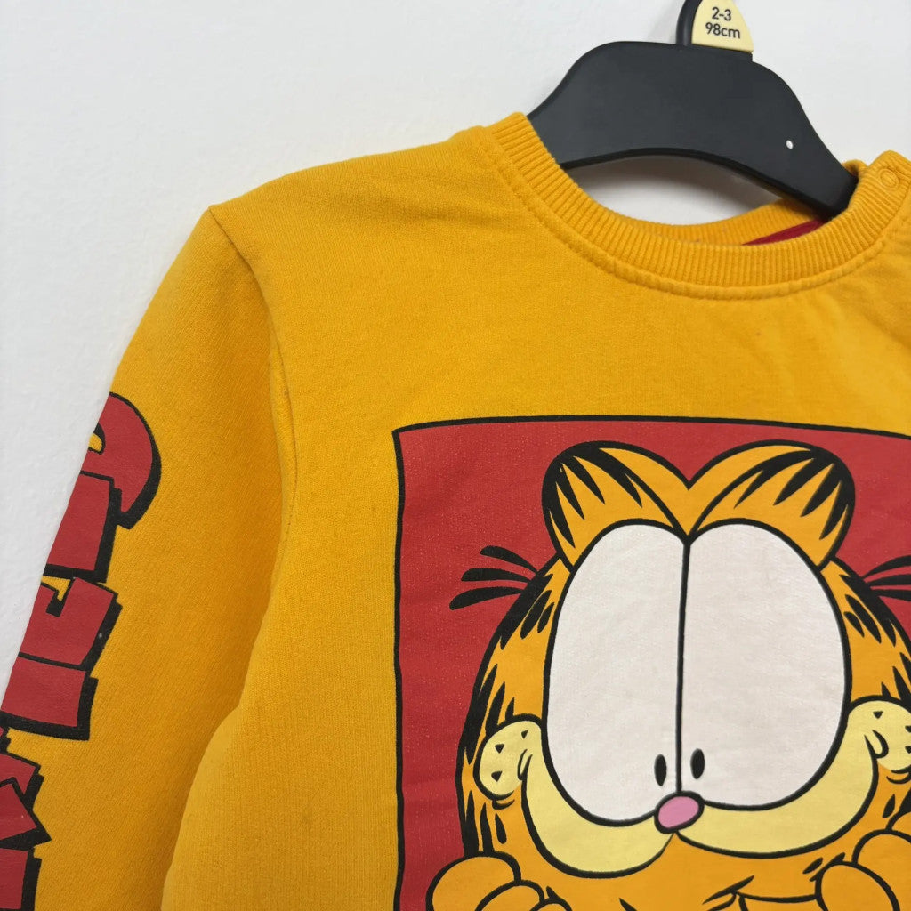 Nickelodeon Garfield mintás fiú pulóver (98)