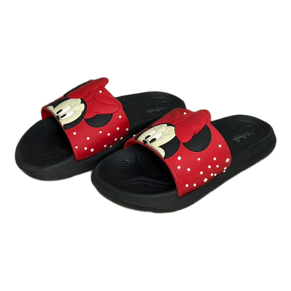  Piros-fekete Minnie egeres papucs 29-30