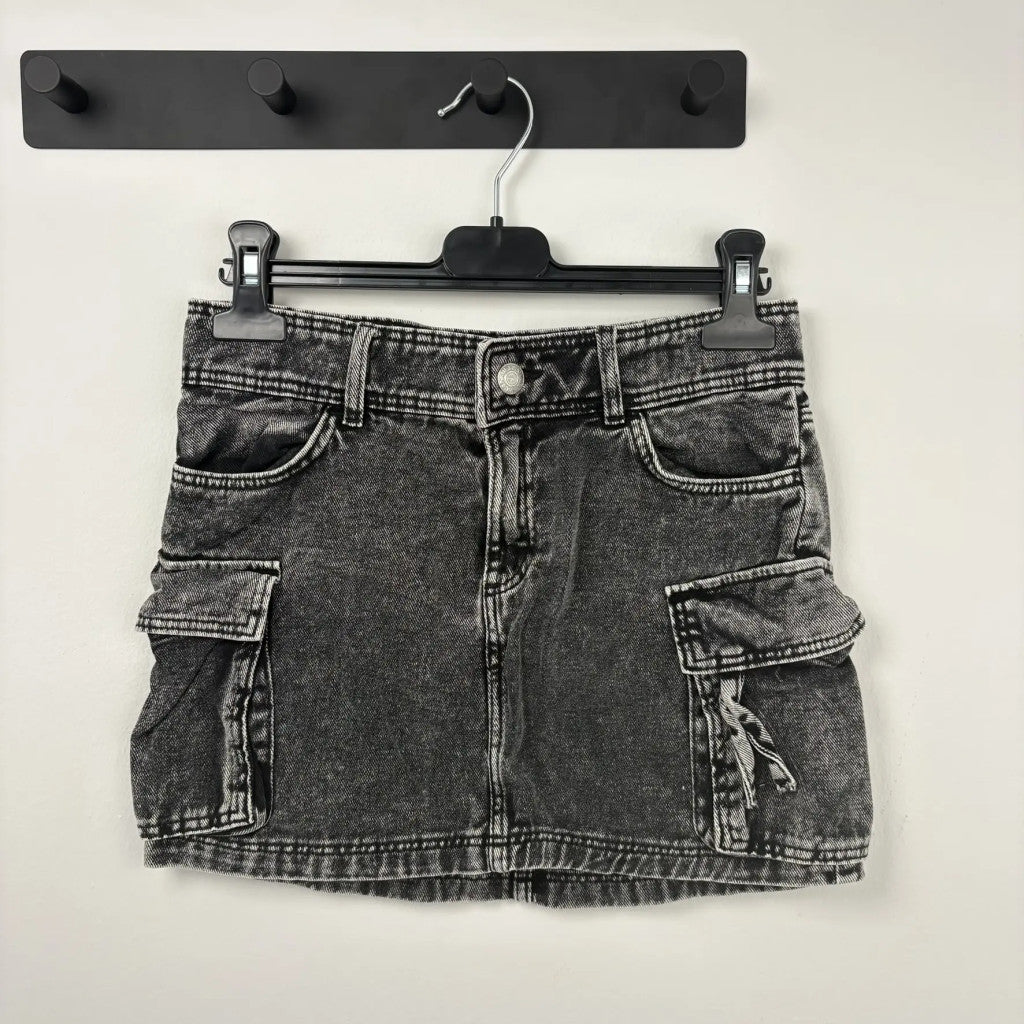 H&M szürke farmerszoknya 146