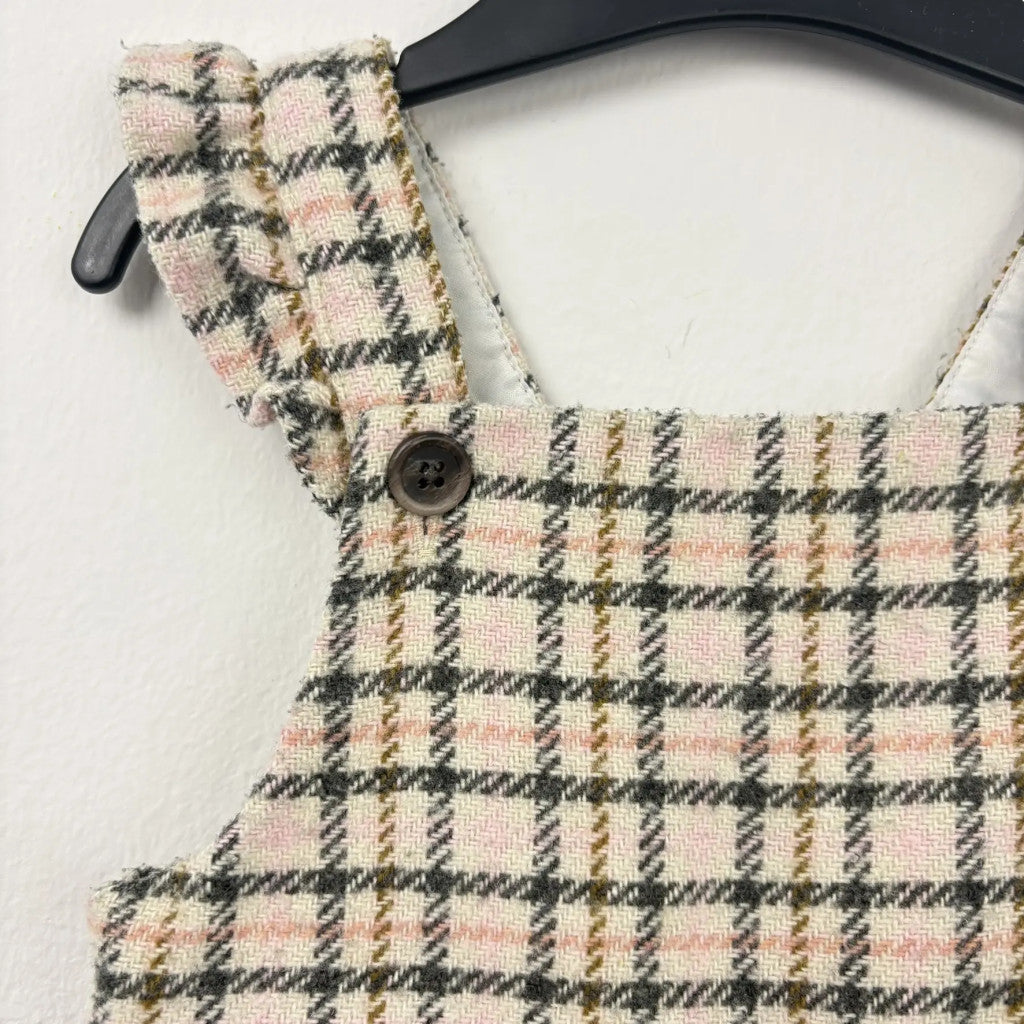 F&F Kockás baba ruha 80