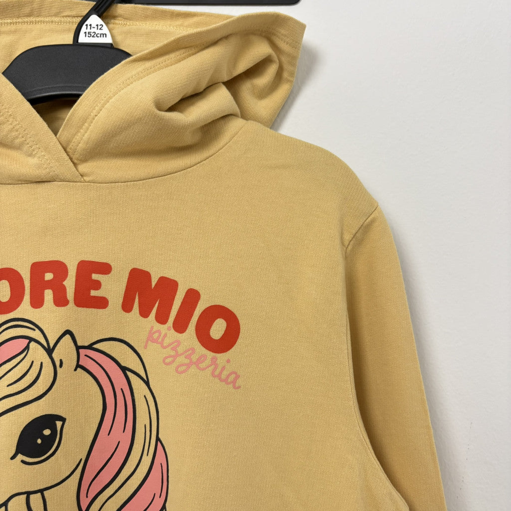 H&M Unikornisos kapucnis lány pulóver (134-140)