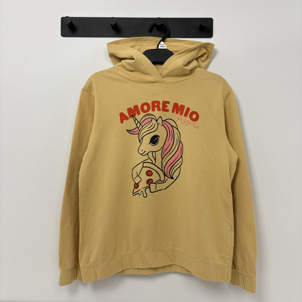 H&M Unikornisos kapucnis lány pulóver (134-140)