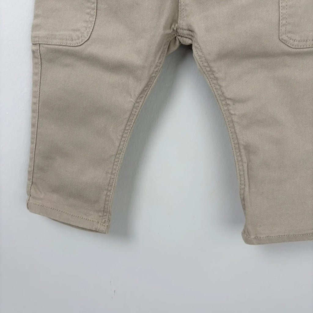 H&M Bézs baba cargo nadrág (80)