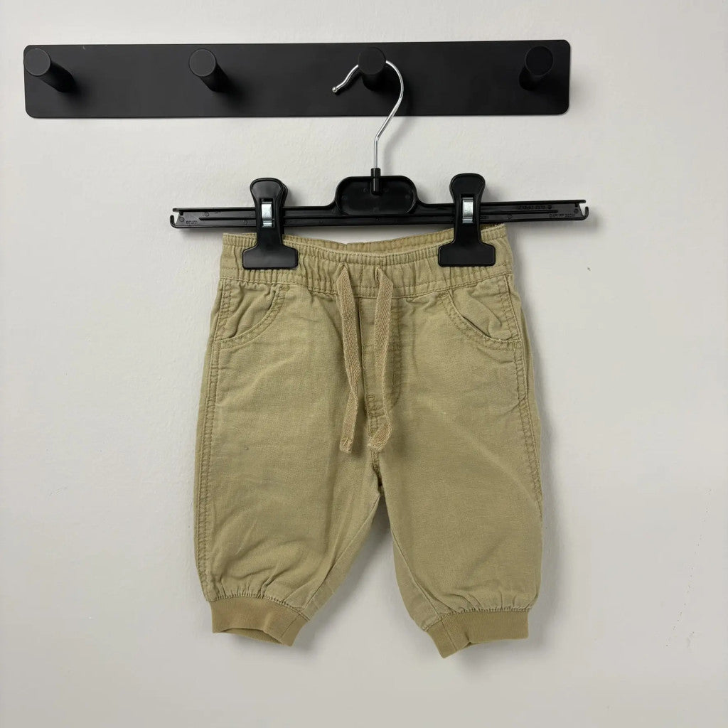 Bézs baba jogger nadrág 56