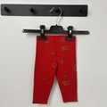 Disney Piros Minnie mouse feliratos lány leggings (68)