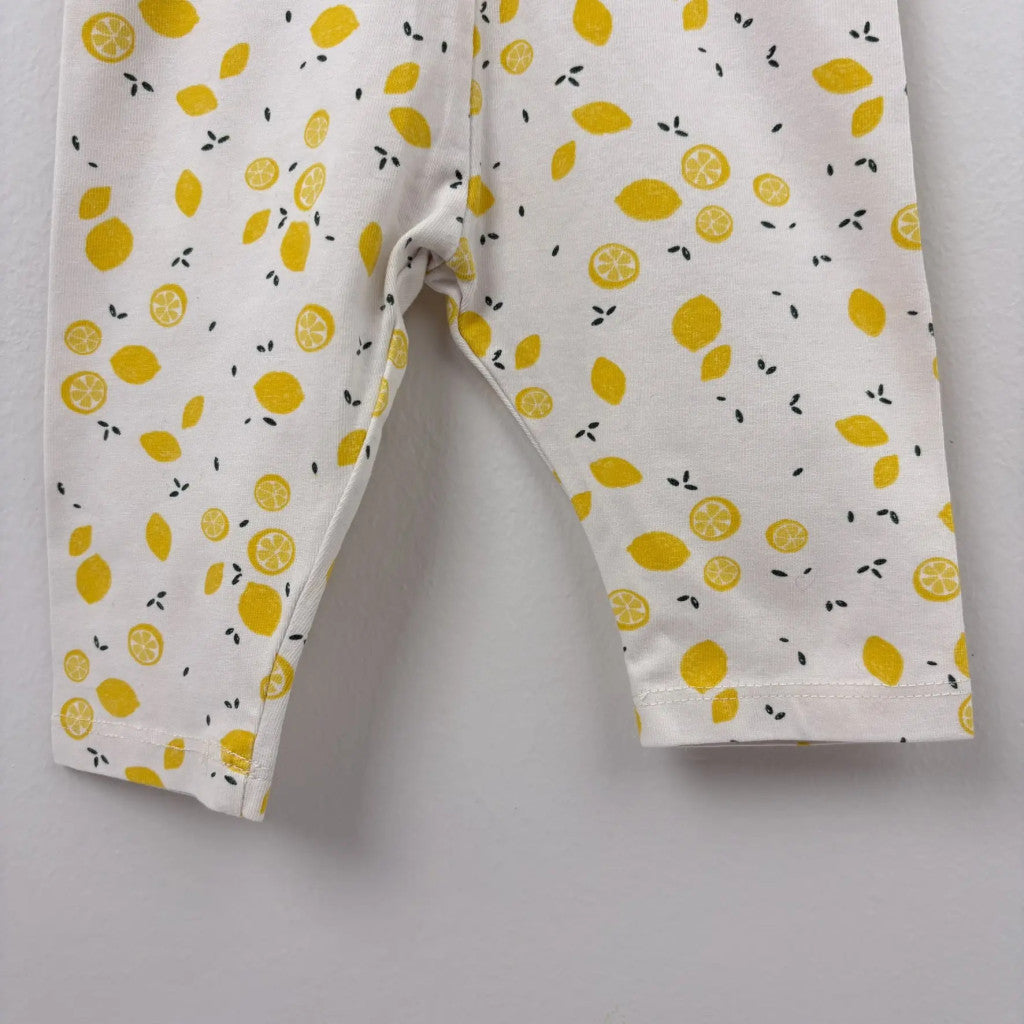 Zara Fehér citromos leggings 62