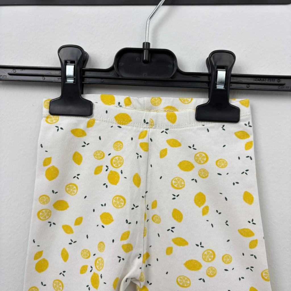 Zara Fehér citromos leggings 62