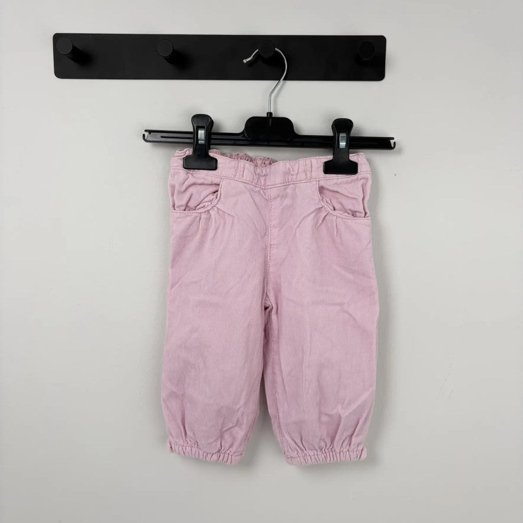 H&M Rózsaszín lány kordnadrág (74)