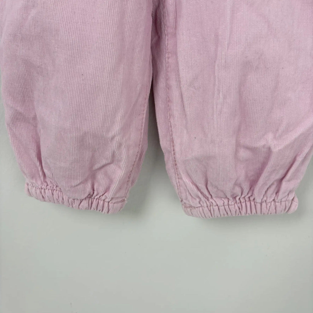 H&M Rózsaszín lány kordnadrág 74