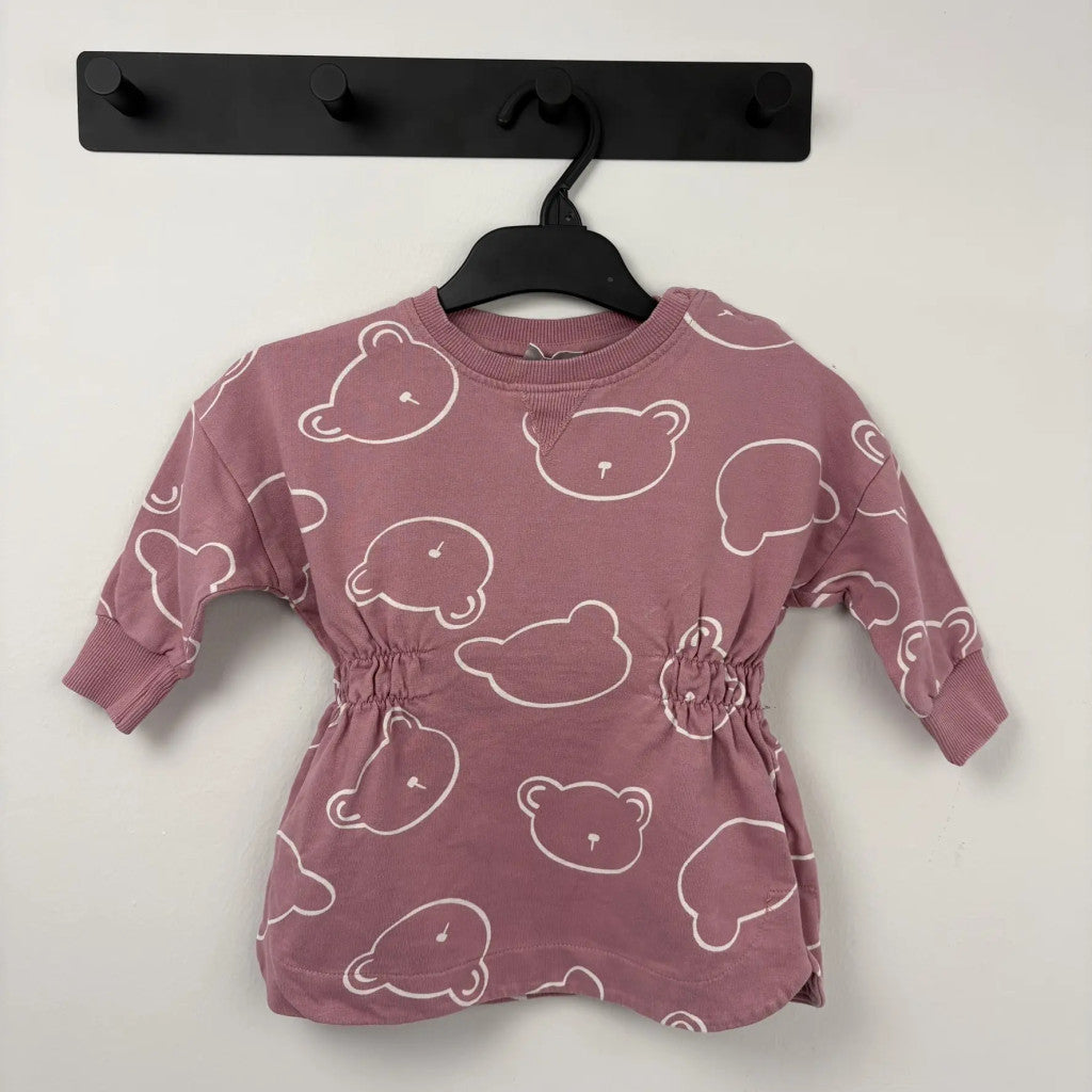 So Cute mályva színű hosszú ujjú ruha, lány (74)