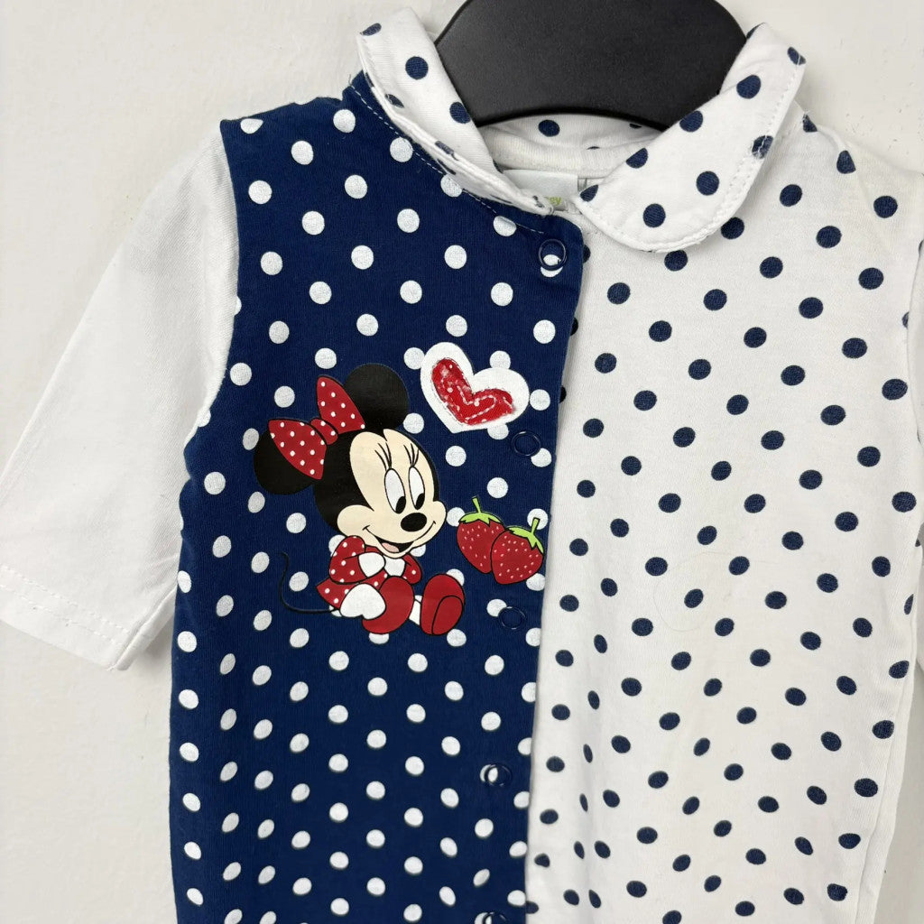 Disney pöttyös Minnie egeres rugdalózó 62