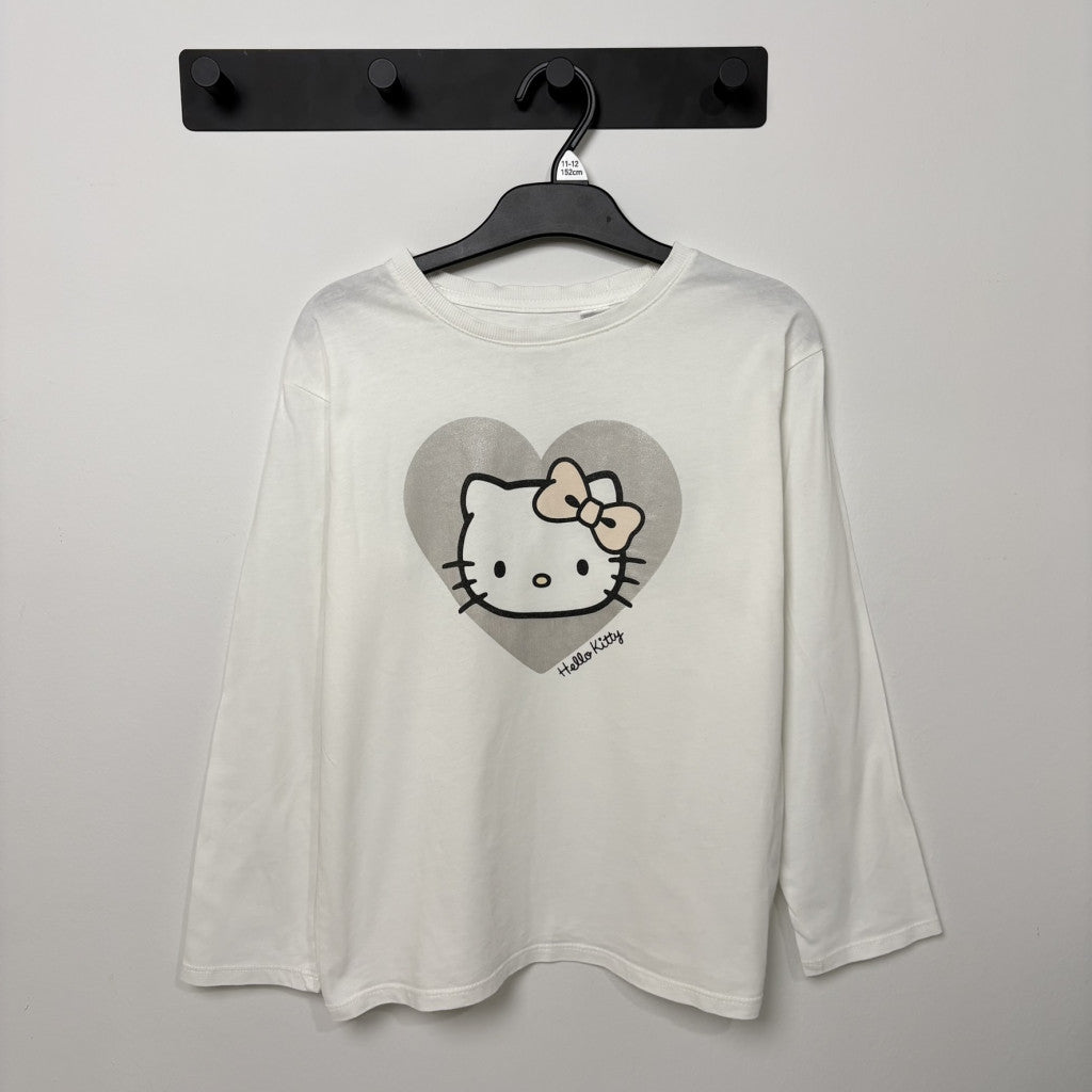 H&M Hello Kitty mintás lány hosszú ujjú felső (134-140)