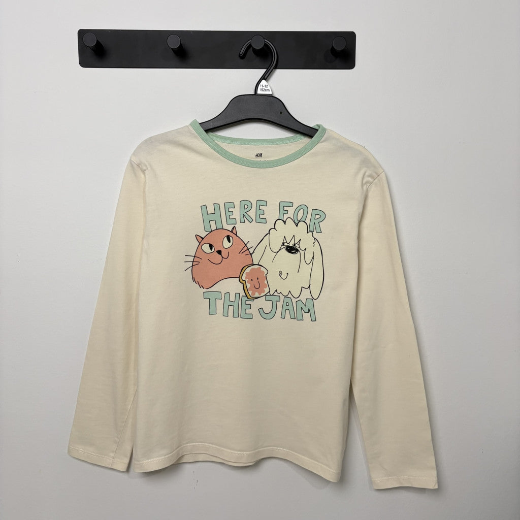 H&M Mintás lány hosszú ujjú felső (134-140)