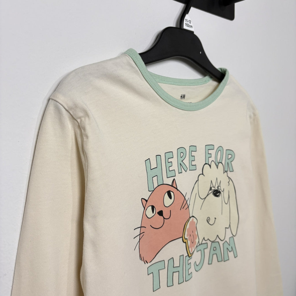H&M Mintás lány hosszú ujjú felső (134-140)