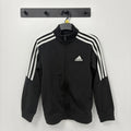 Adidas Fekete fiú fitnesz pulóver (122)