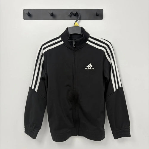 Adidas Fekete fiú fitnesz pulóver (122)