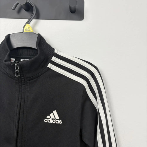 Adidas Fekete fiú fitnesz pulóver 122