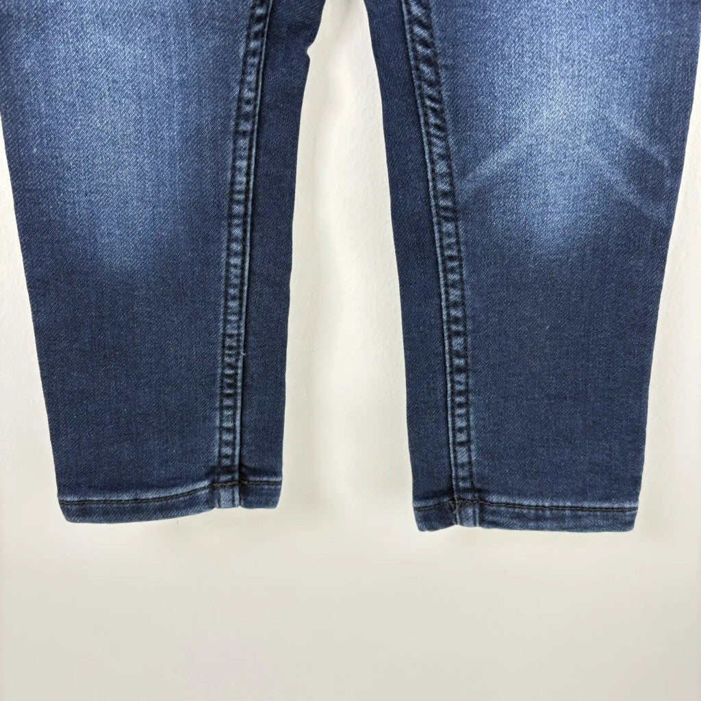 H&M Sötétkék skinny farmernadrág 92