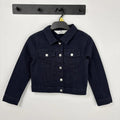 H&M Sötétkék farmerkabát (116)