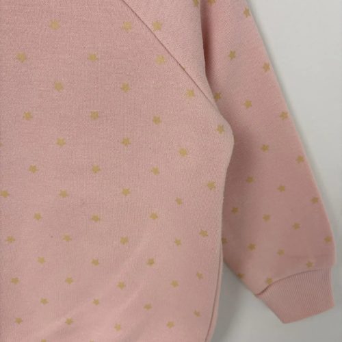 Primark rózsaszín csillagos pulóver 86